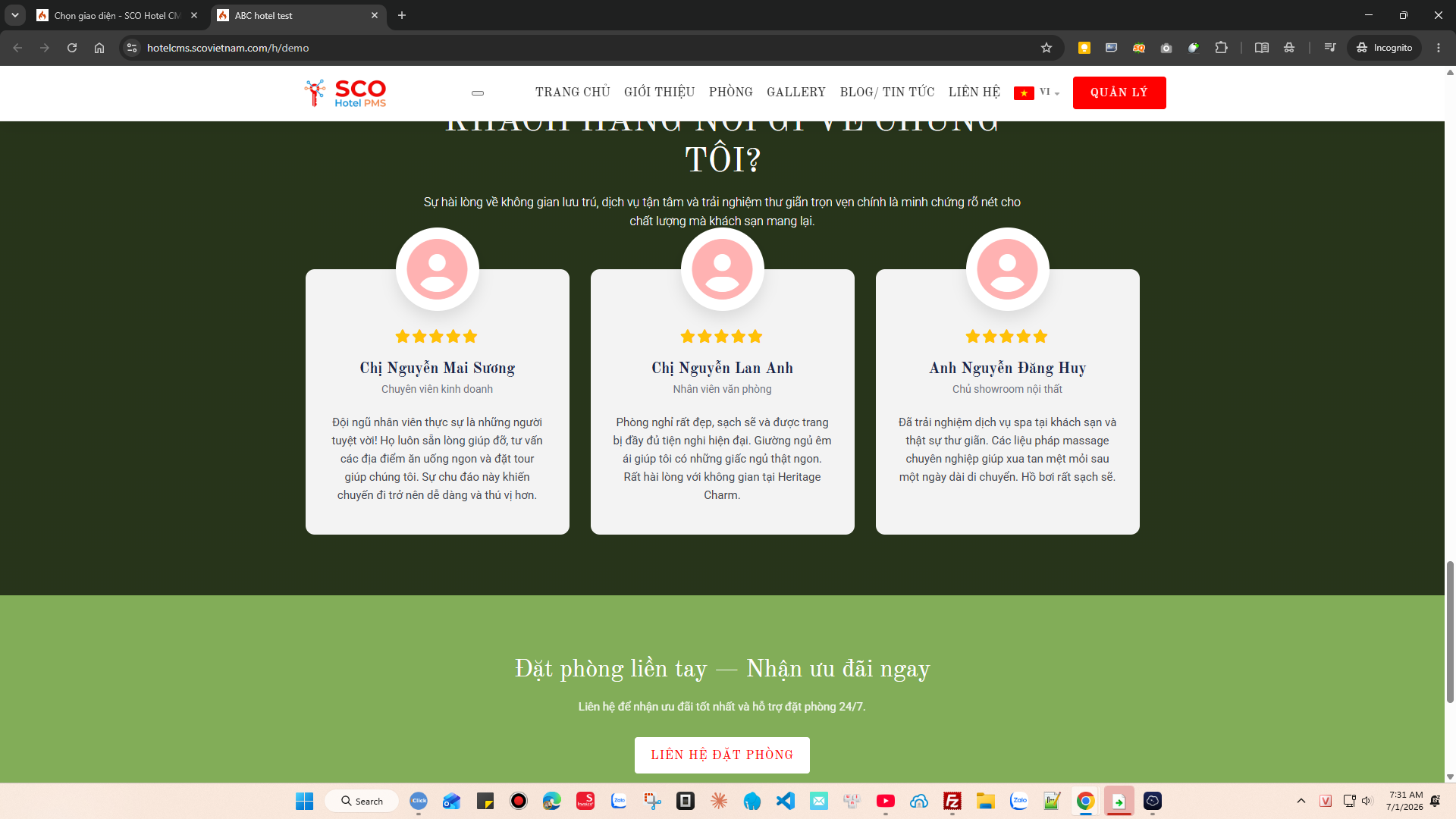 SCO Hotel Website Theme 12 #2