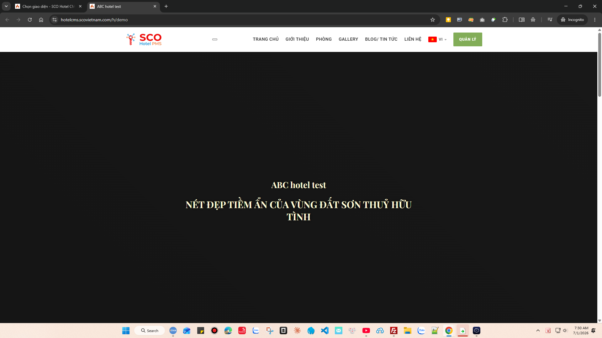 SCO Hotel Website Theme 11 #4