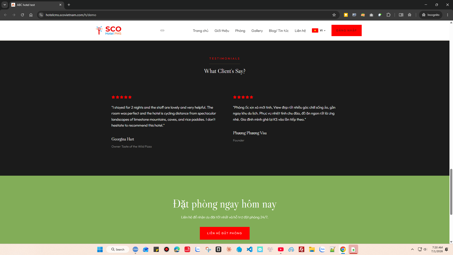 SCO Hotel Website Theme 8 #3