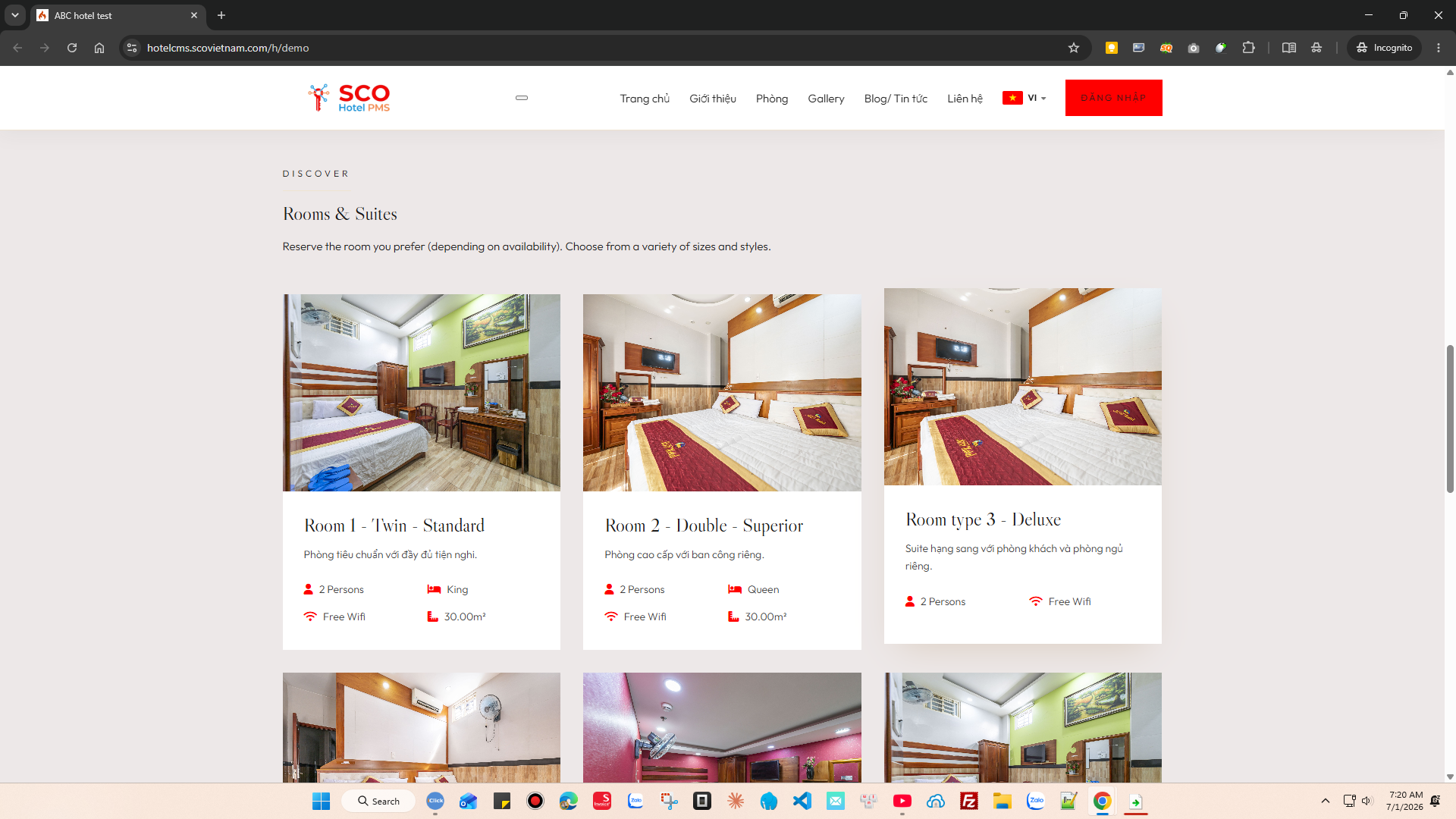 SCO Hotel Website Theme 8 #4