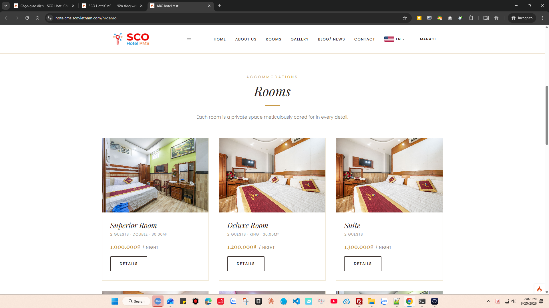 SCO Hotel Website Theme 7 #2